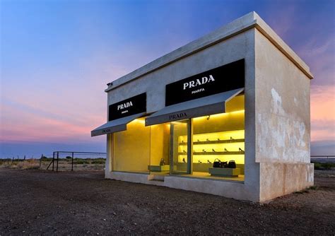 prada desert picture|smallest Prada store.